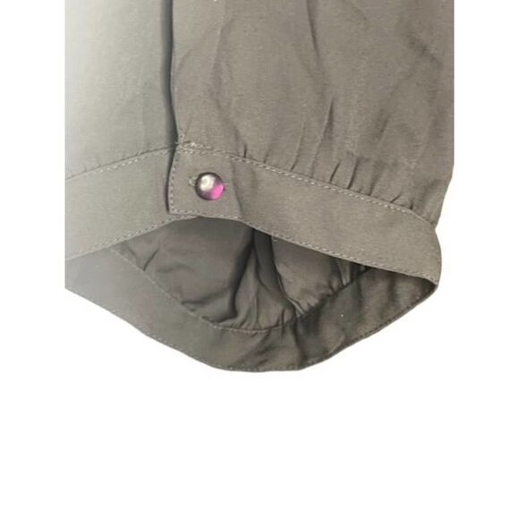 Woman Within Black Sheer 3/4 Sleeve Blouse Top Shirt Plus Size 5X 38/40 Sequins - Picture 6 of 9